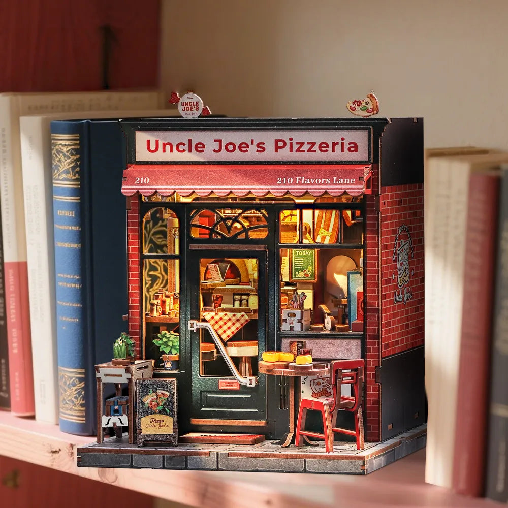 Kit de casa en miniatura - Pizzería del tío Joe