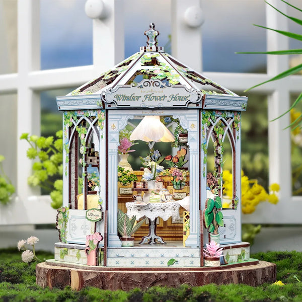 Miniaturowy zestaw do budowy domu - Windsor Flower House