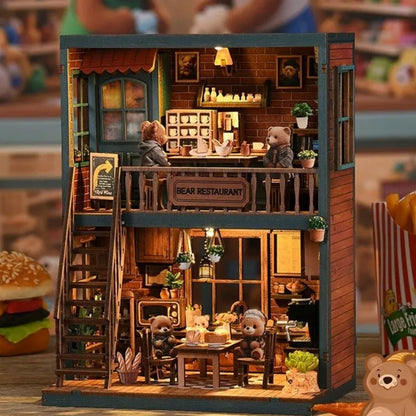 Miniature House Kit - Bear Restaurant