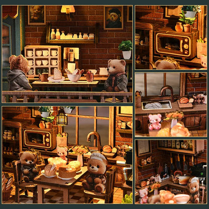Miniature House Kit - Bear Restaurant