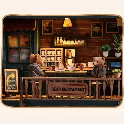 Miniature House Kit - Bear Restaurant