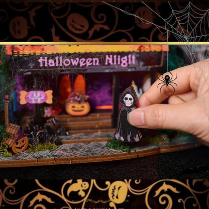 Kit de casa en miniatura - Noche de Halloween