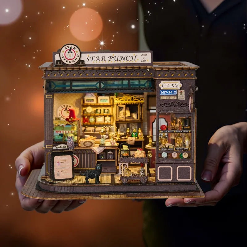 Kit de casa en miniatura - Cafetería mágica