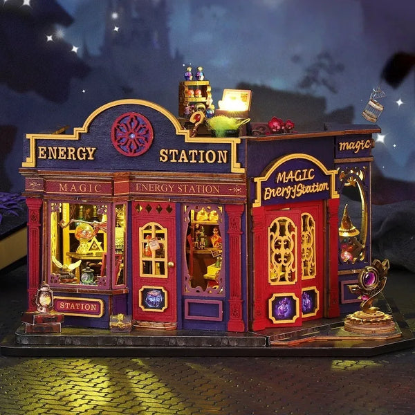 Miniaturowy zestaw do budowy domu - Stacja magicznej energii