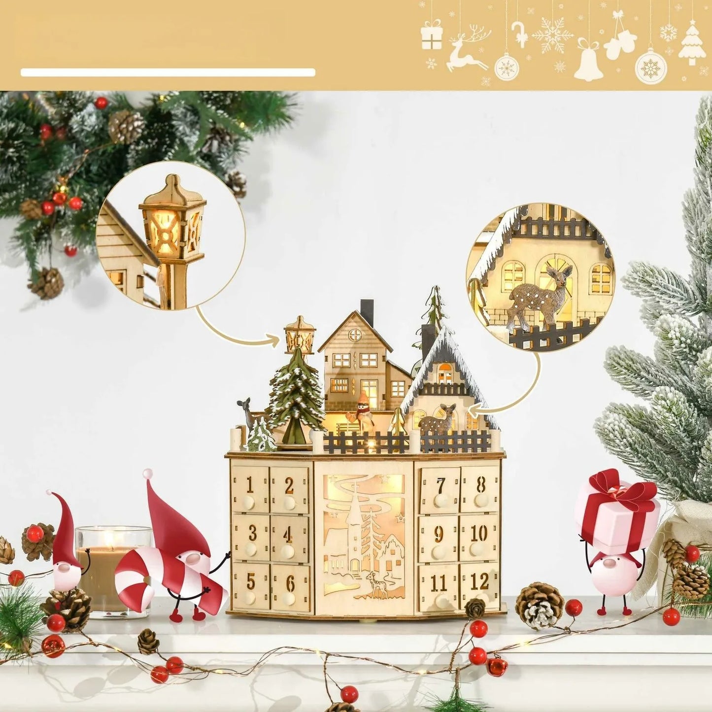 Christmas Village Advent Calendar