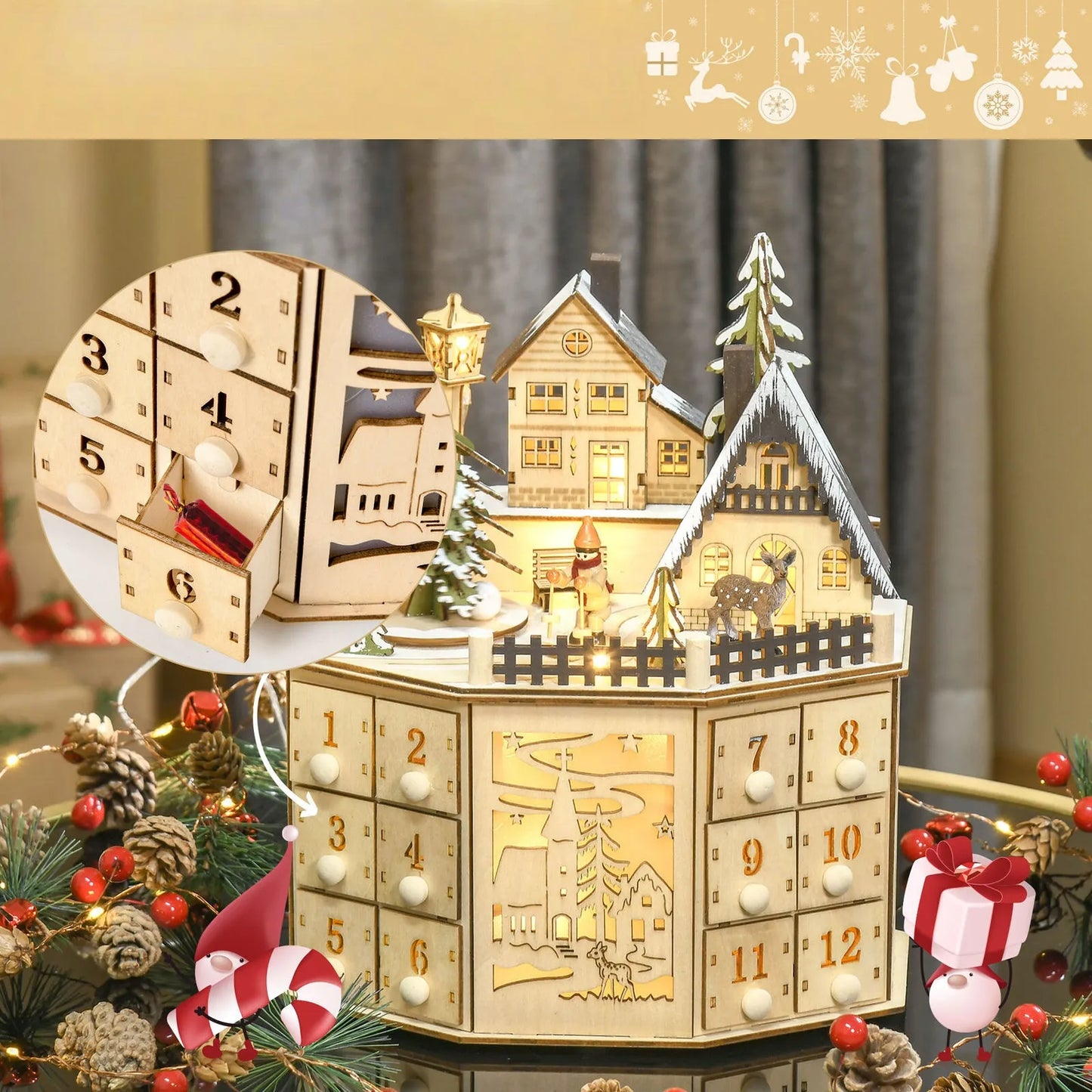 Christmas Village Advent Calendar