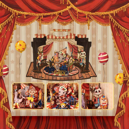 Caja de Música DIY de Madera - Carnaval de Animales